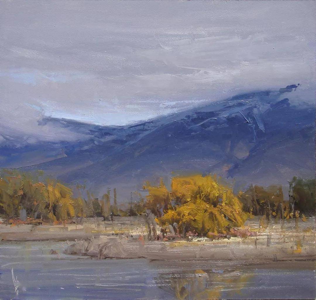 当代美国画家joshuaclare的风景油画