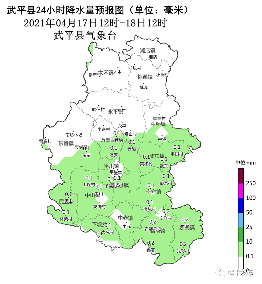 降雨对武平干旱有所缓解!未来一周天气趋势发布!