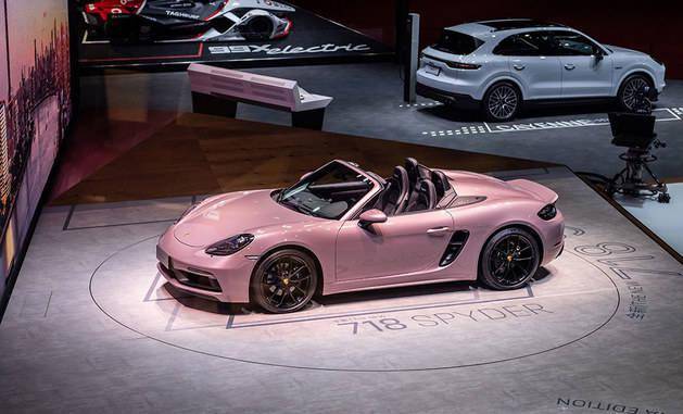 2021上海车展保时捷718spyder售738万元