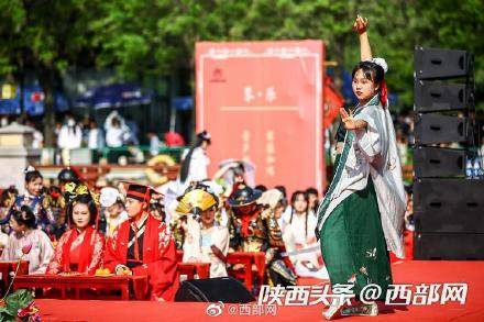 西安汉城湖举办上巳文化节 惊艳了这个春天