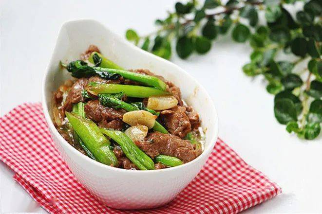 12,菜心炒牛肉