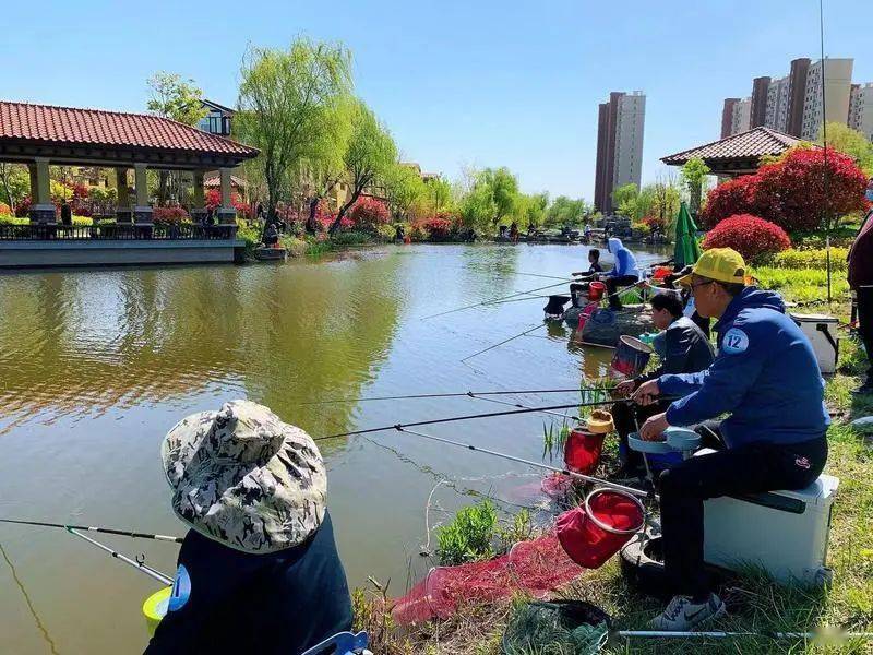 899第二屆釣魚大賽第一場走進魯商知春湖生態大城垂釣湖圓滿成功