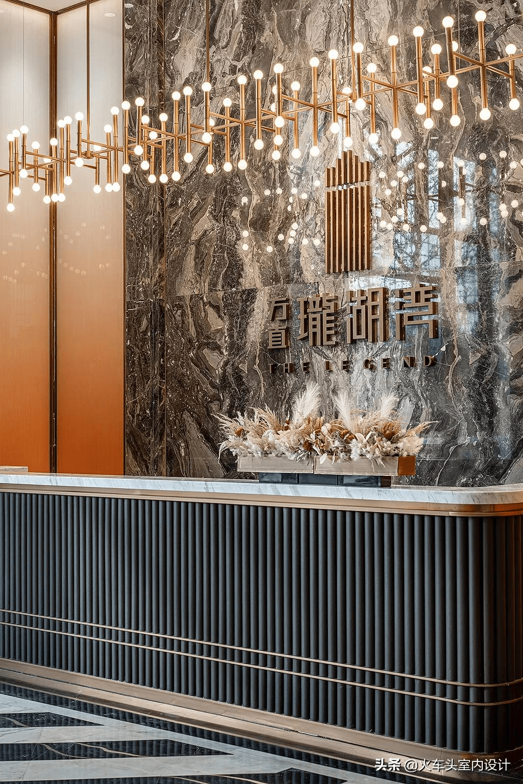 奥迅设计新作 | 艺术与场景共舞 佛山方直珑湖湾售楼部_空间