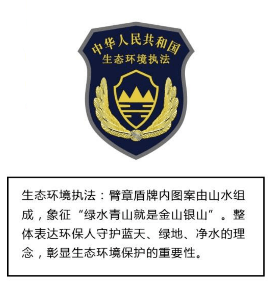 生态环境保护综合执法队伍全新制式服装正式亮相!_标志
