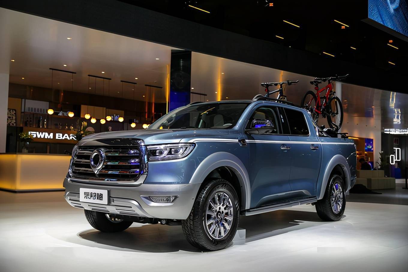 2021上海车展皮卡汇总全尺寸30tv6合法重度改装单排越野