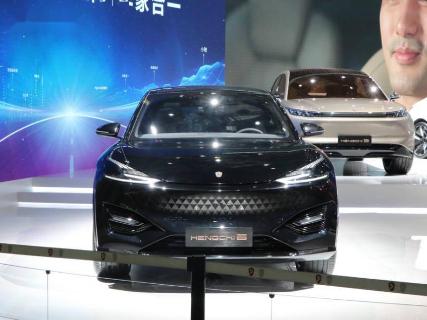 纯电a级跨界suv外观设计十分个性化恒驰6上海车展亮相