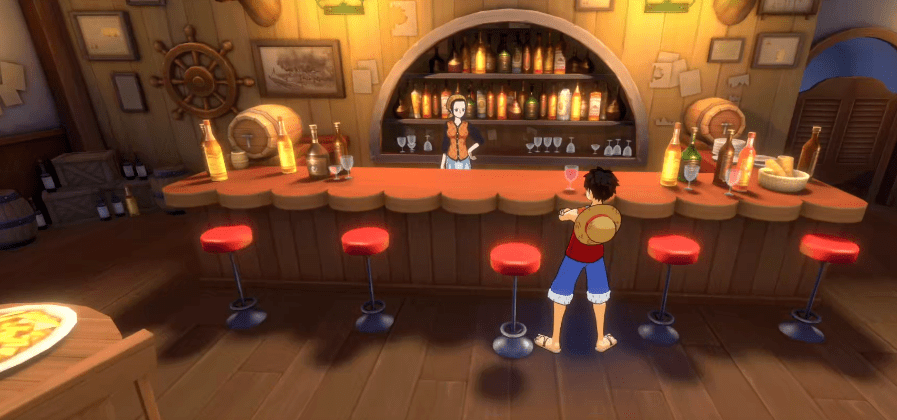 风车村酒馆内部的环境,主角团在不同时期的角色形象,乃至原著中仅是