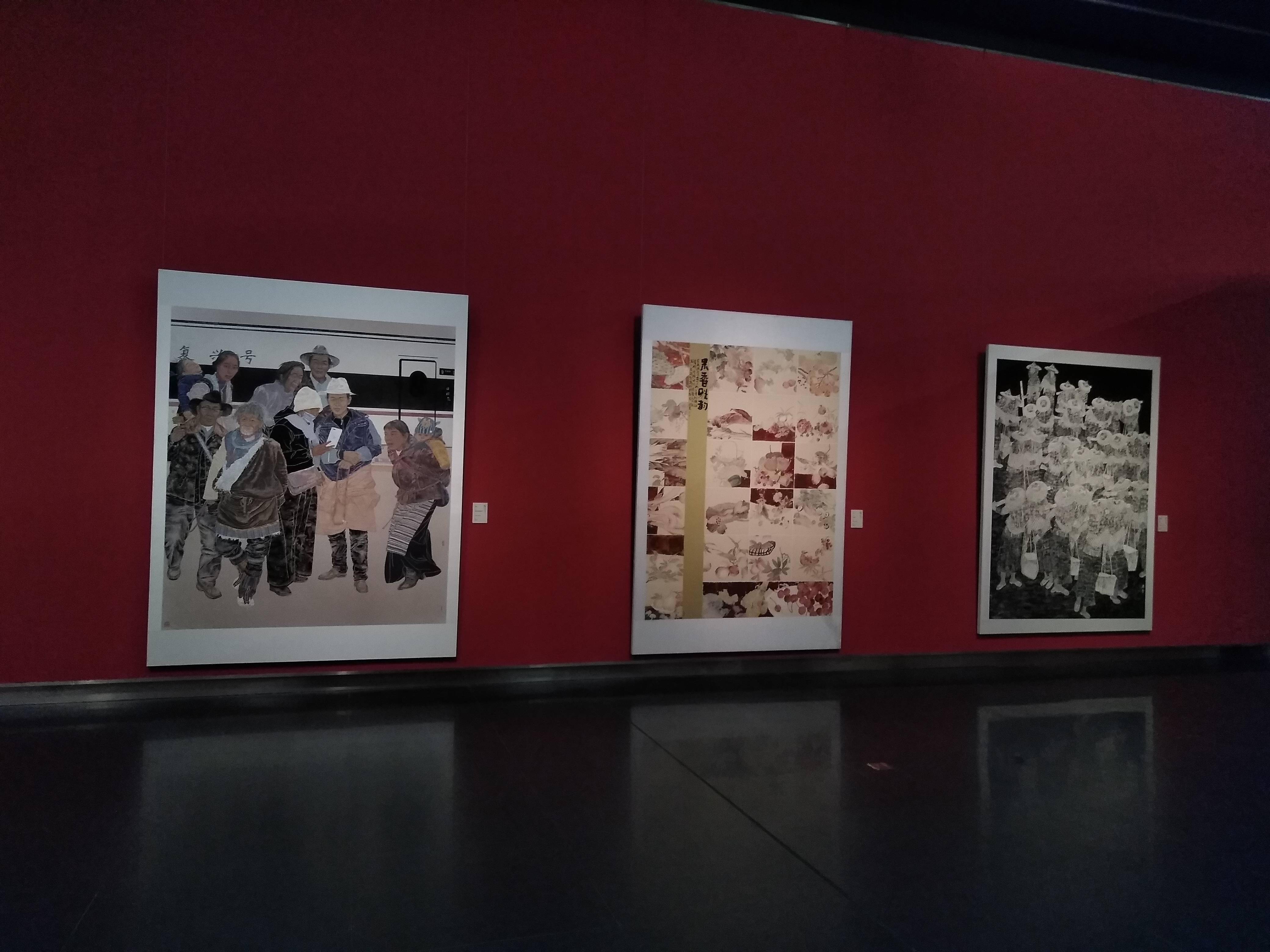 "抱石风骨·首届中国画双年展"在南京展出_展览