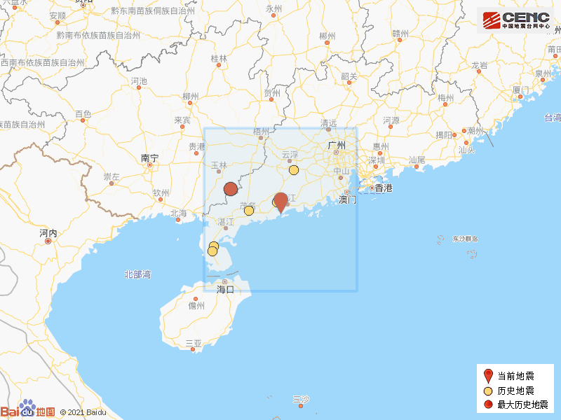 广东地震带分布图高清图片