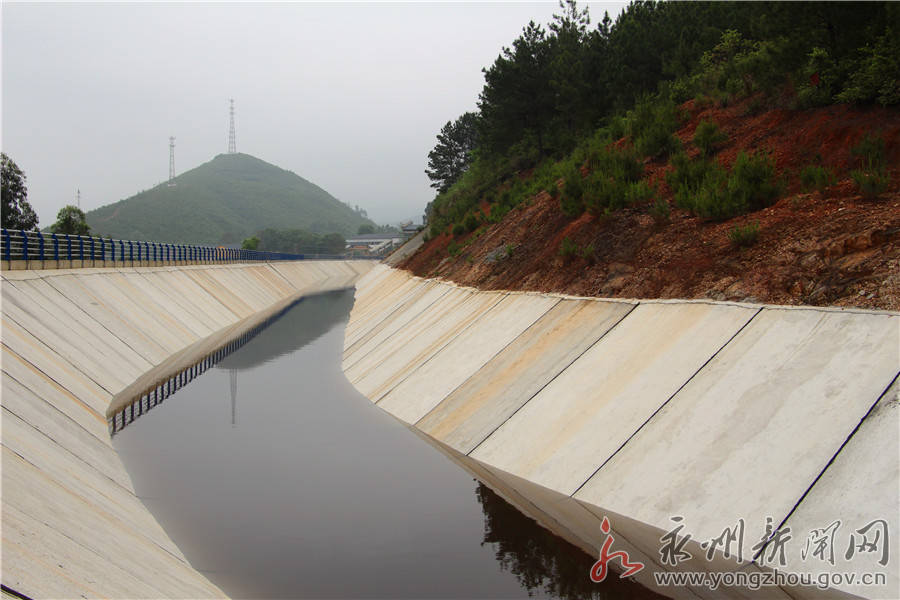 宁远涔天河水渠工程图片