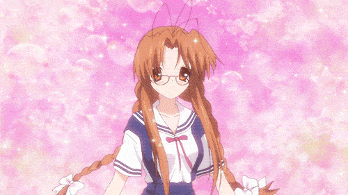 漫有gif丨早苗的面包是全世界最好吃的——古河早苗