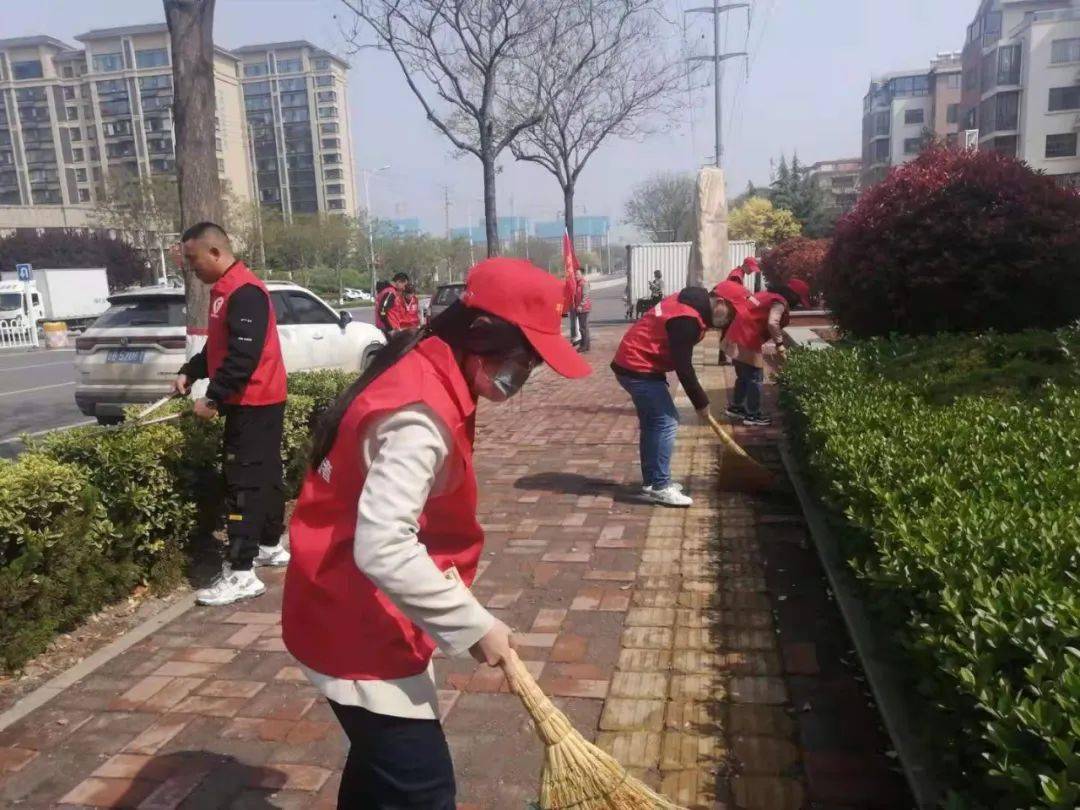 随处可见"志愿红",即墨开启全城"美颜"模式_活动