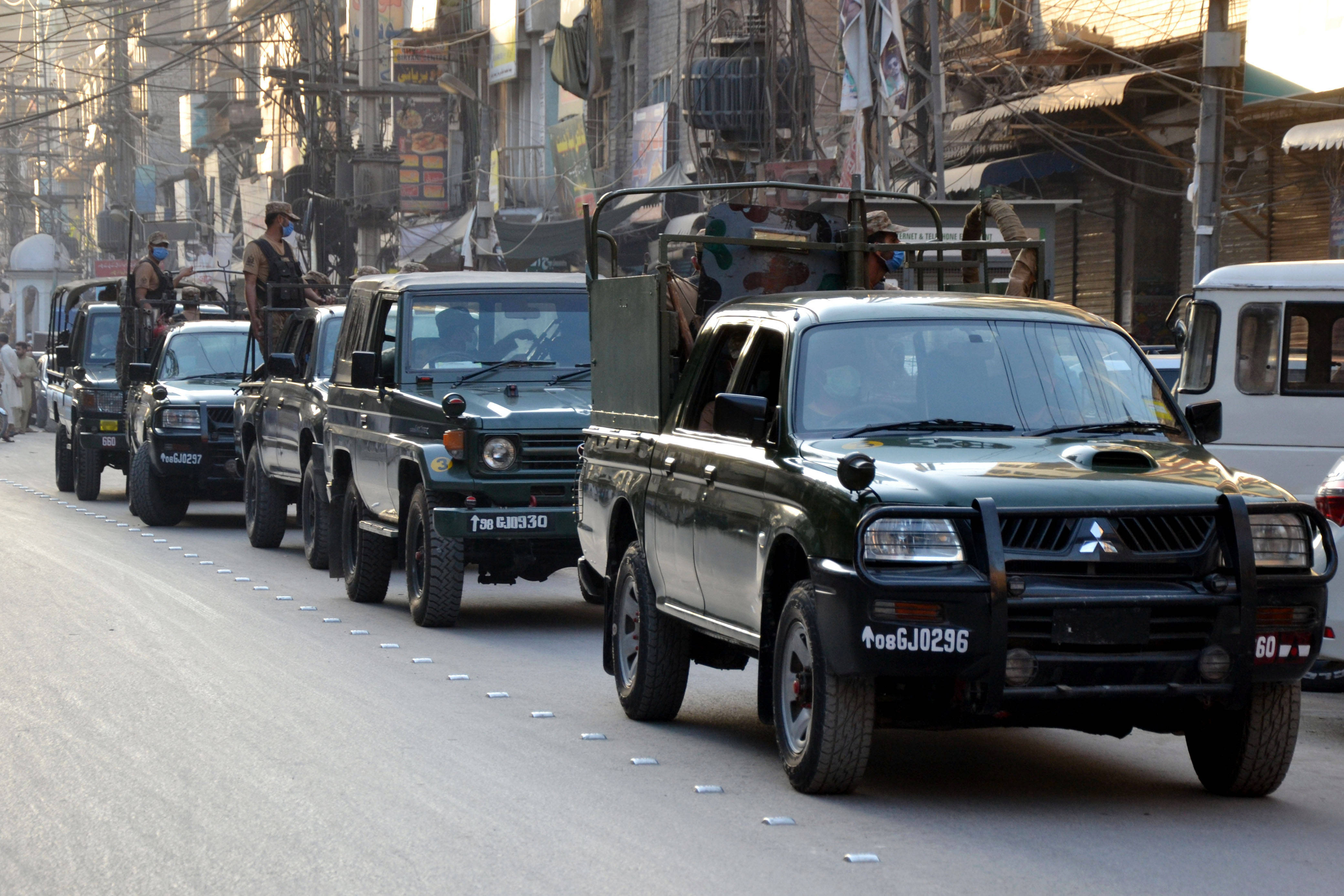 巴基斯坦街头巡逻