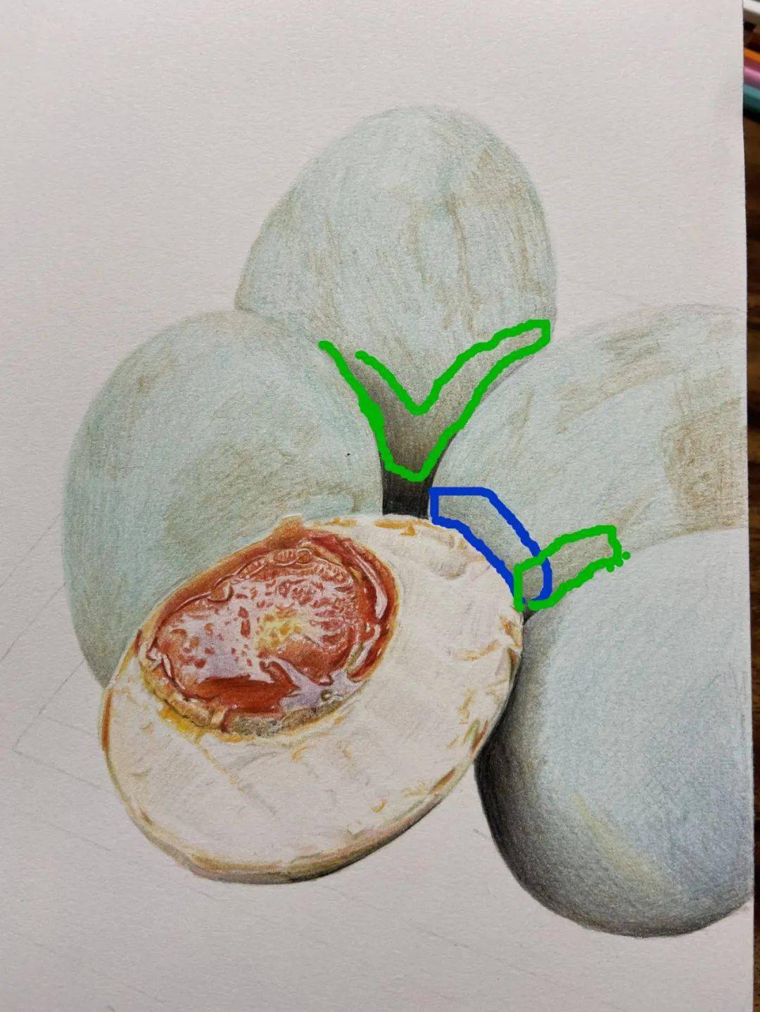 24节气彩铅画图文教程立夏