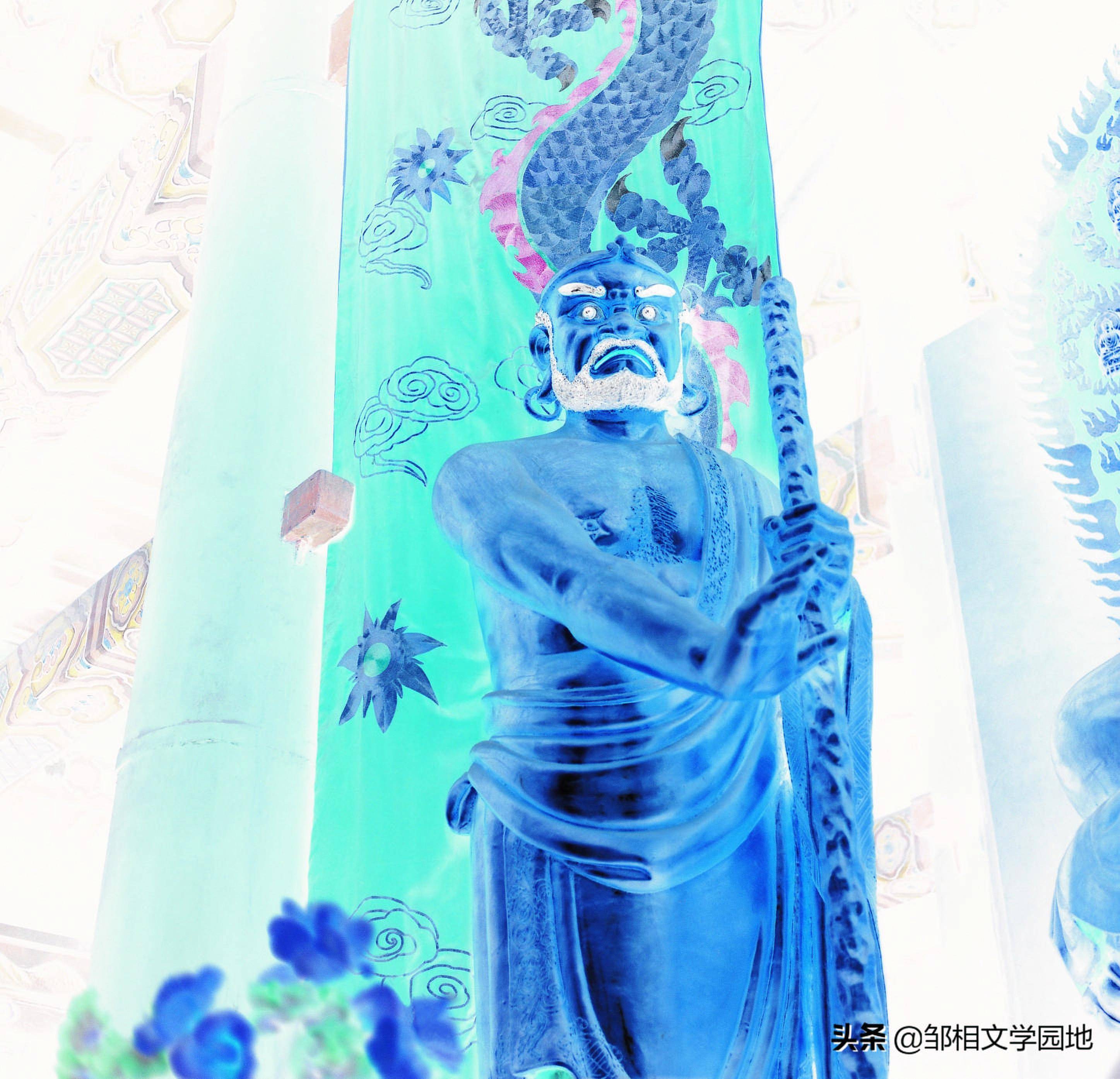 少林寺白衣殿紧那罗王御红巾军壁画赏析