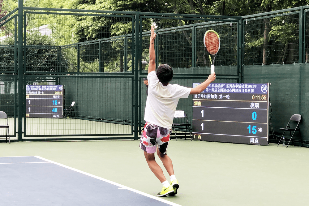 广西网球小将勇夺两张全运会决赛门票
