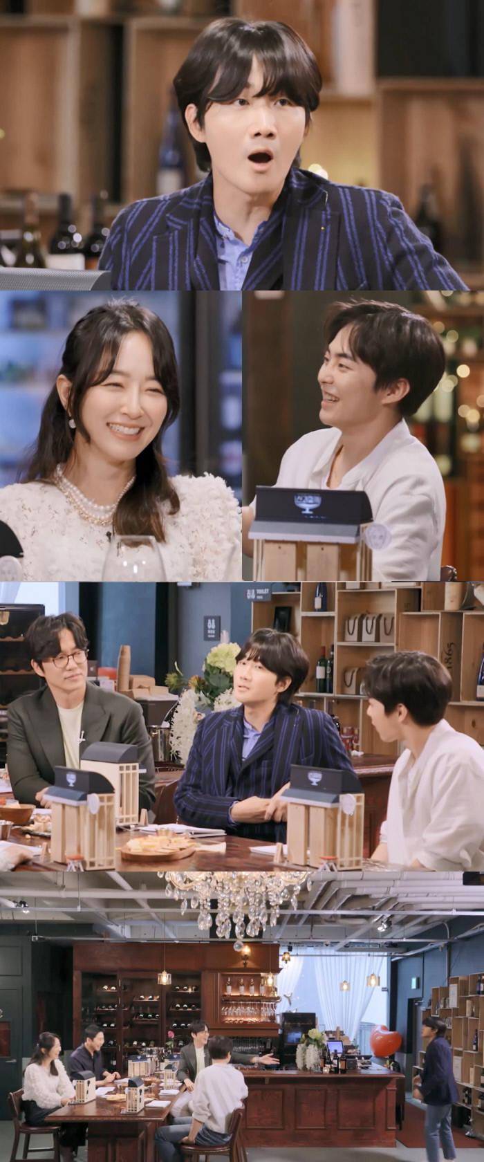 与神同饮xiumin对申东烨恋爱审问的反应是