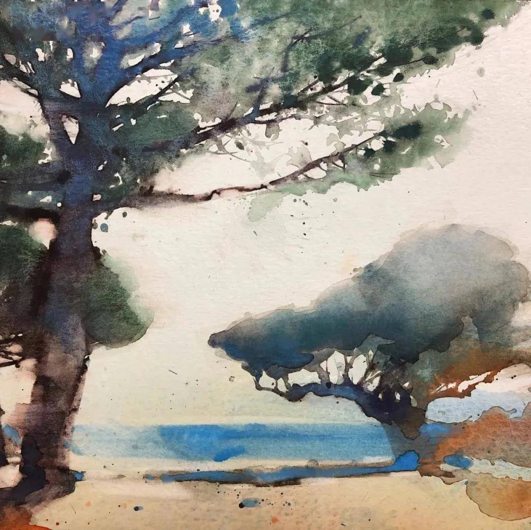 画出岁月的斑驳法国画家笔下浪漫复古的光影水彩