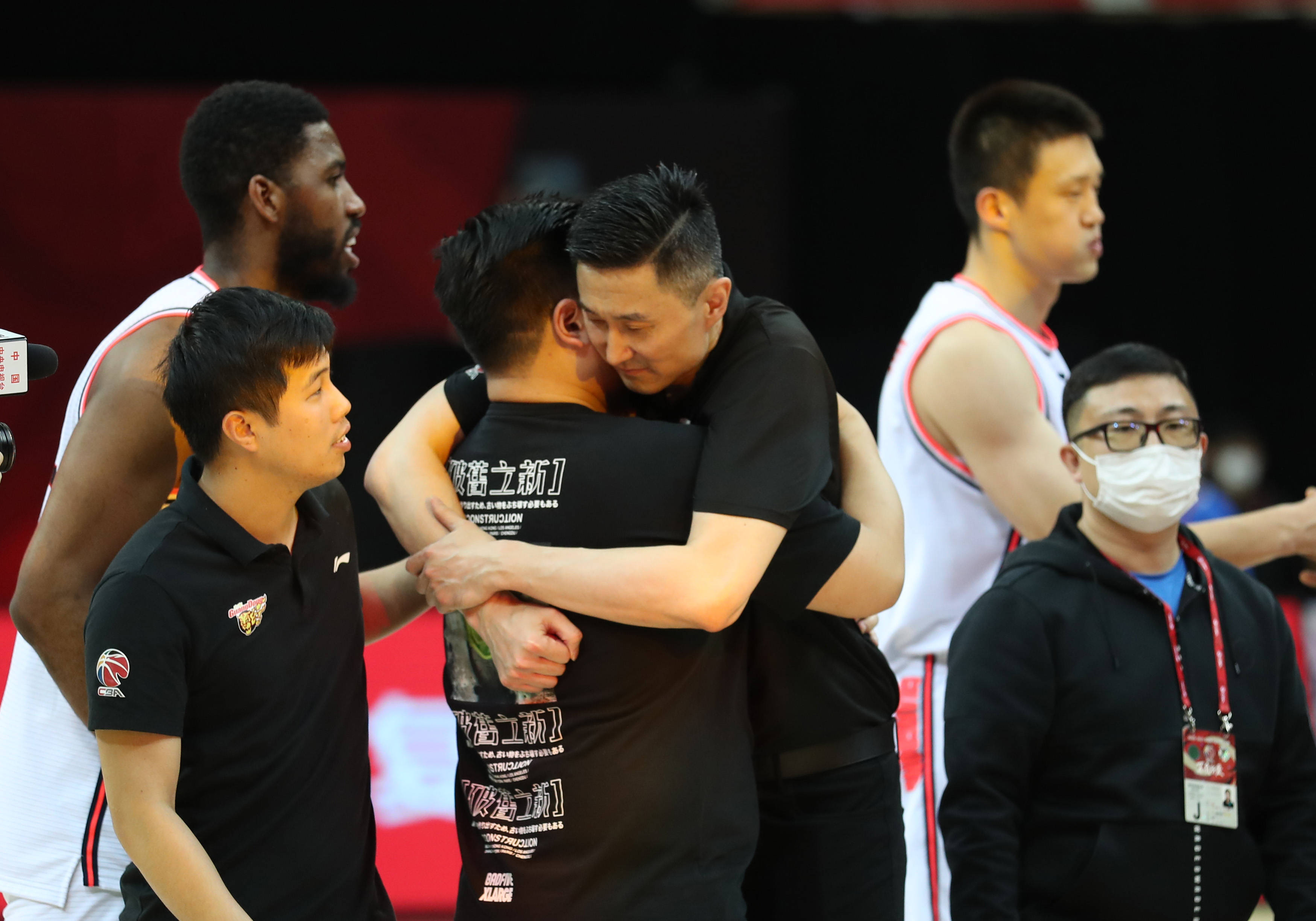 篮球——cba总决赛:广东东莞大益队夺冠