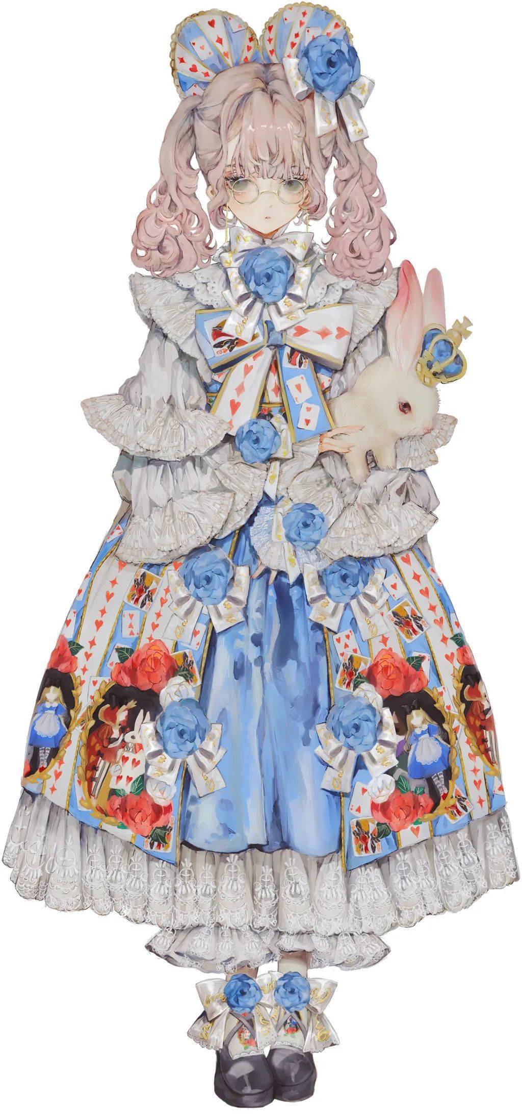 来自日本的插画师夜汽車@yogisya今天分享一组绝美洛丽塔小姐姐!