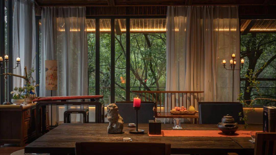 雨母山庄民宿——茶室