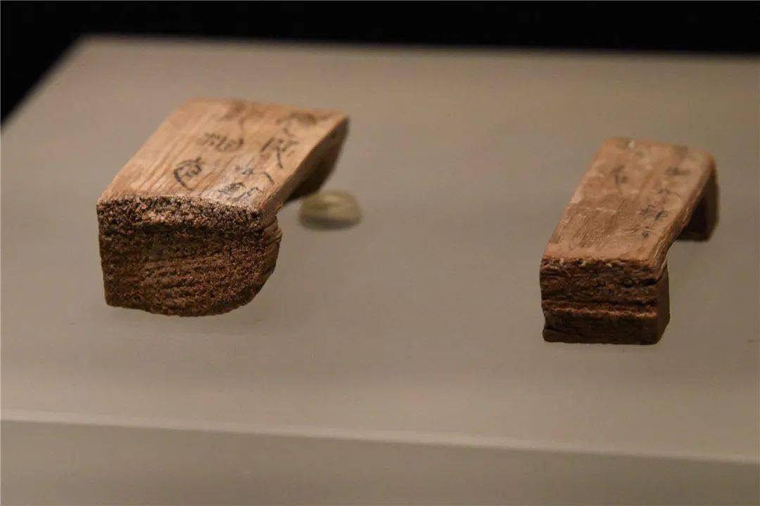 里耶古城遗址出土"酉阳丞印"封泥△ 里耶古城遗址出土简牍2002年6