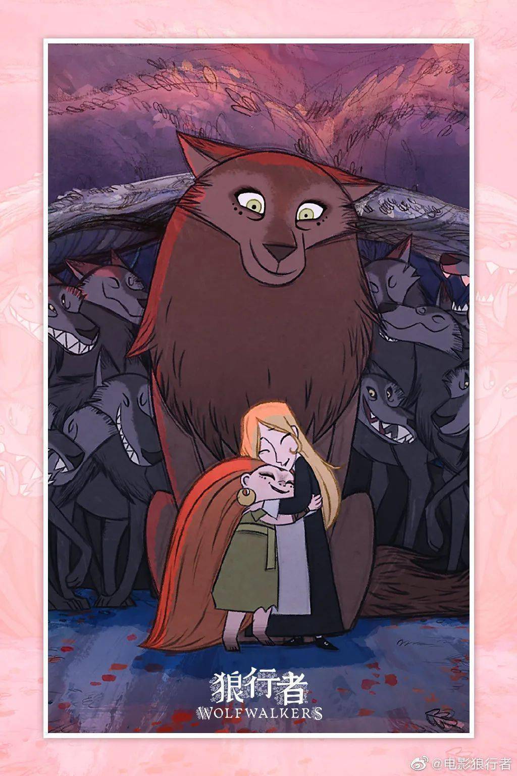 黄海操刀为奥斯卡提名动画狼行者绘制海报