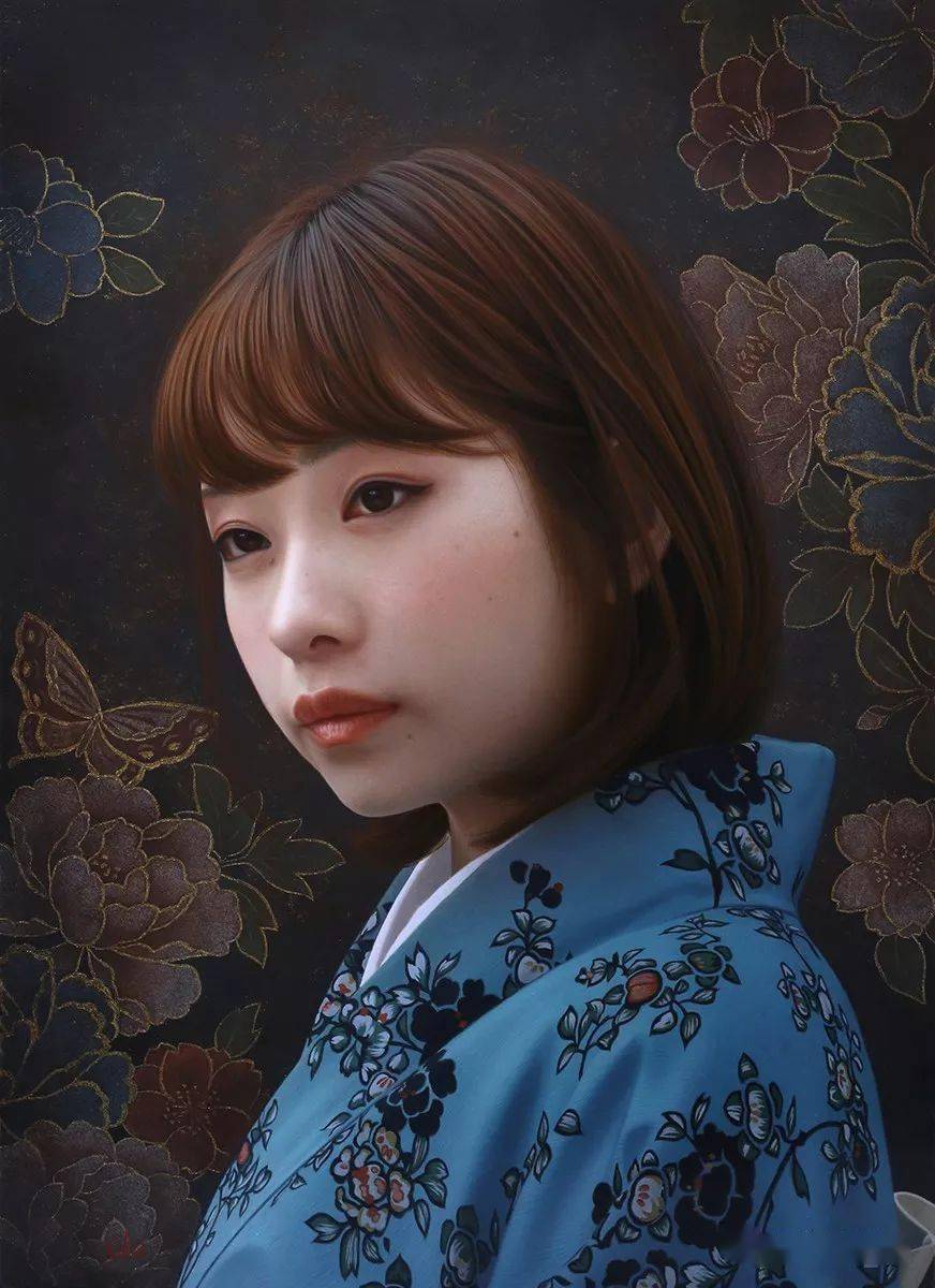 超写实日本美女原来是这么画出来的