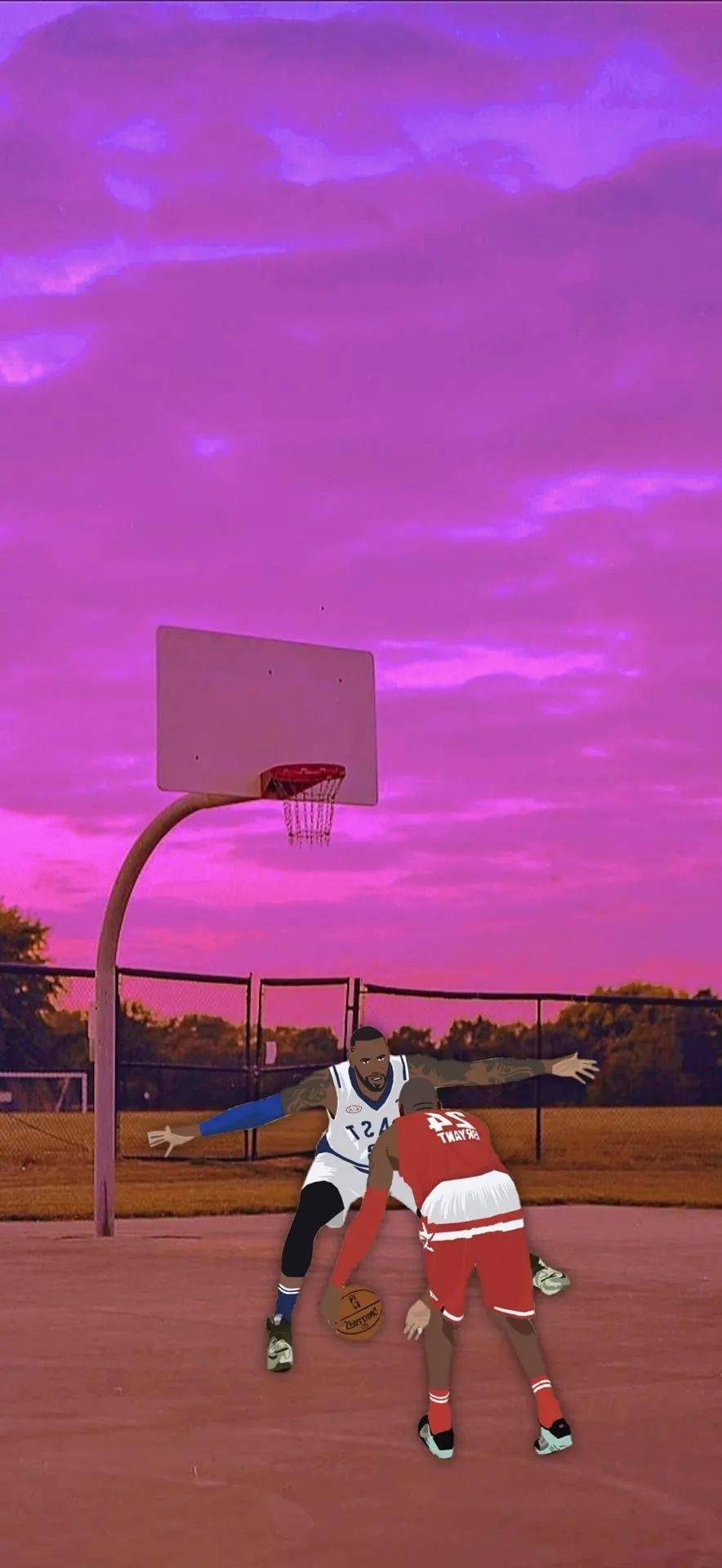 篮球聊天背景图图片