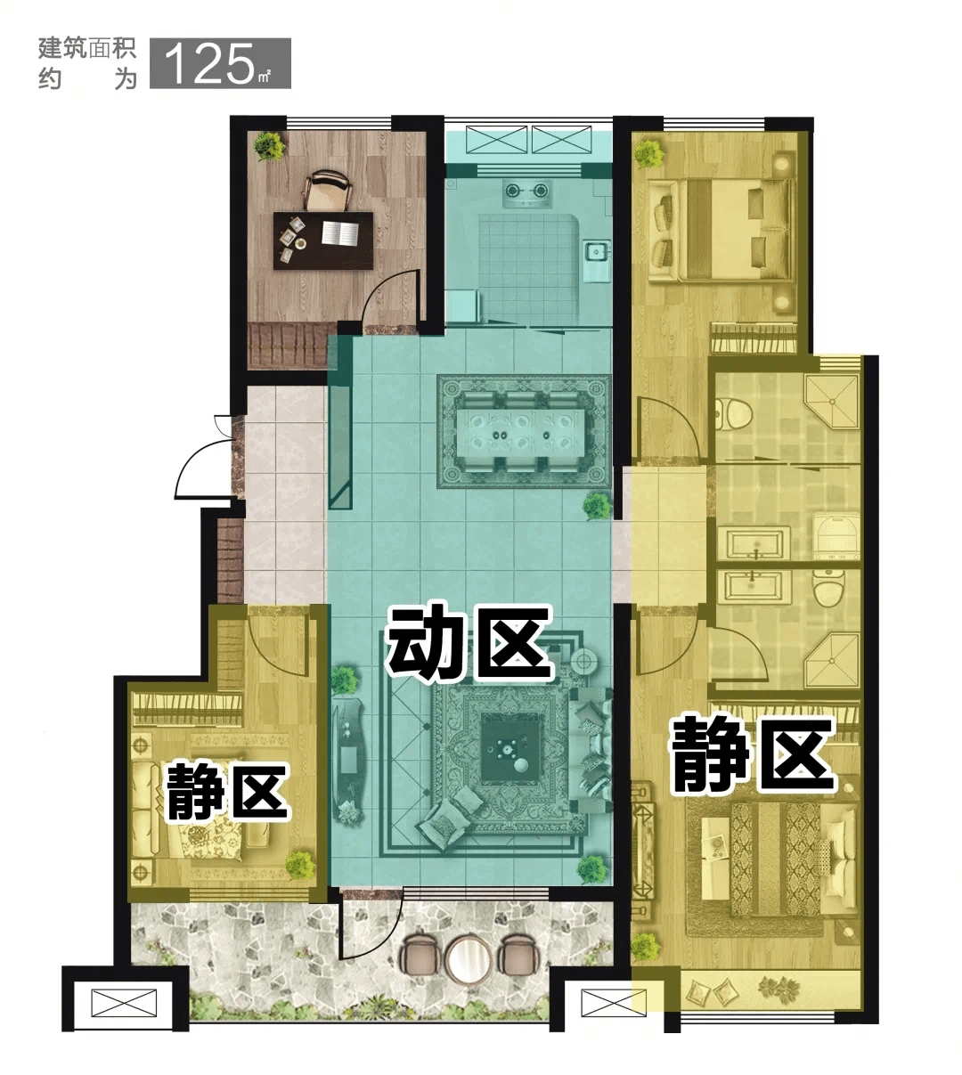 日照中心户型图图片