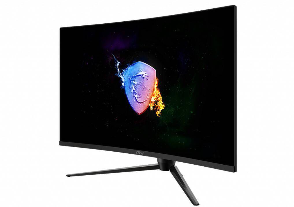 微星推出optixag321cr曲面显示器2k165hz10bit色彩