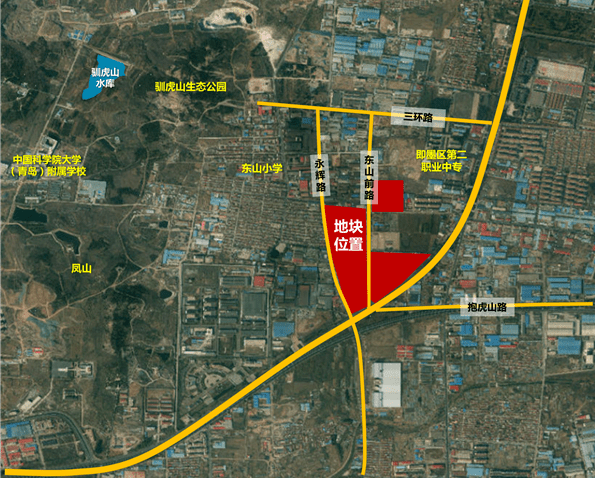 編號jy21-9/10/11/12地塊的具體位置均位於潮海街道藍鰲路以南,天井山