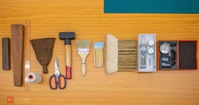 古籍修复用到的部分工具.