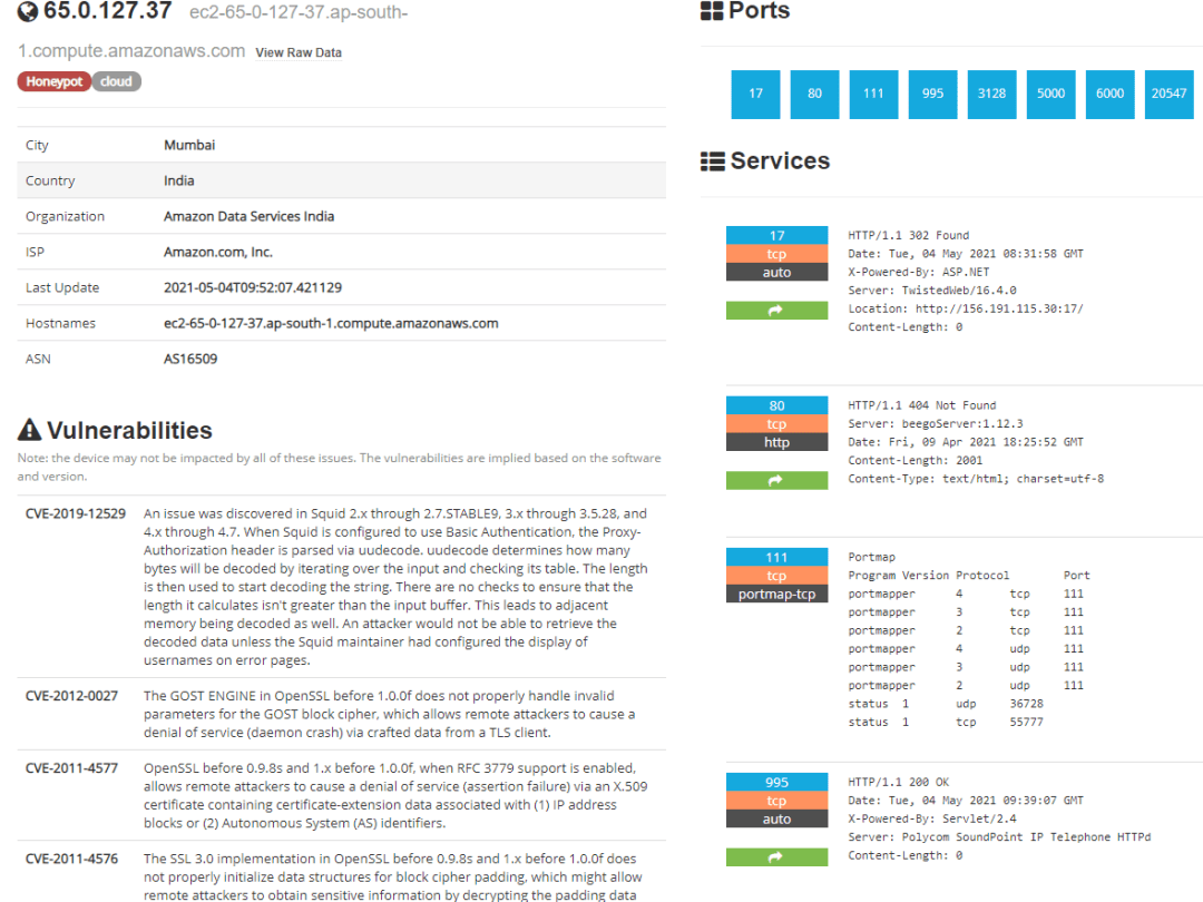 Shodan 互联网上最可怕的搜索引擎 Python