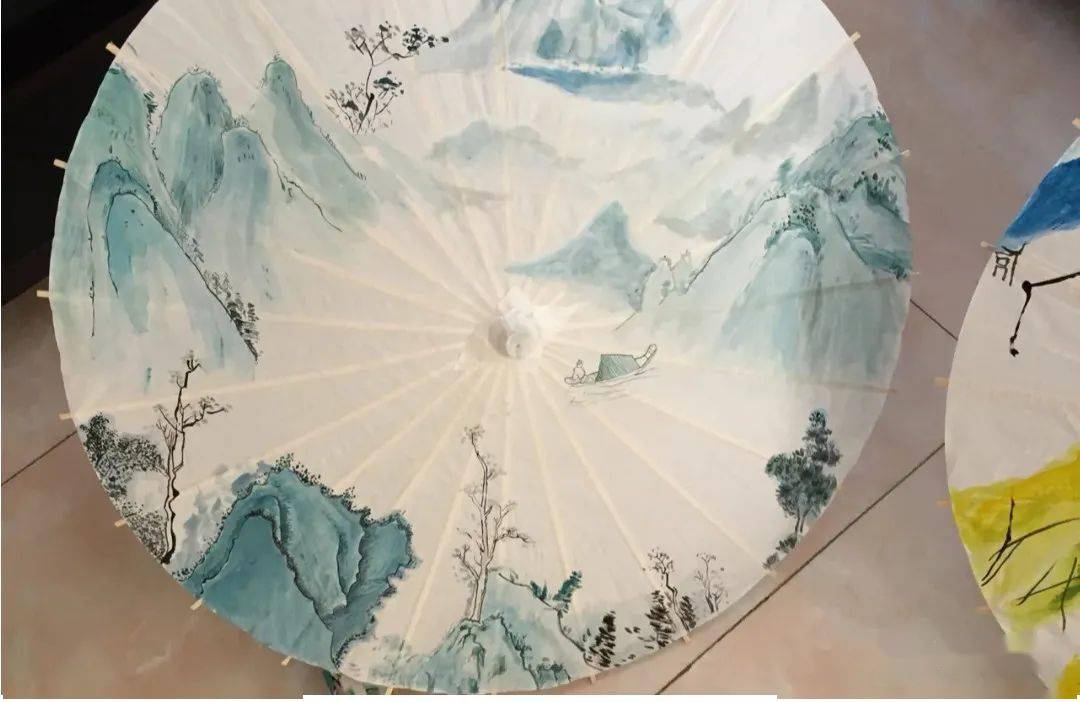 纸伞绘画创意无限撑开一片美丽世界