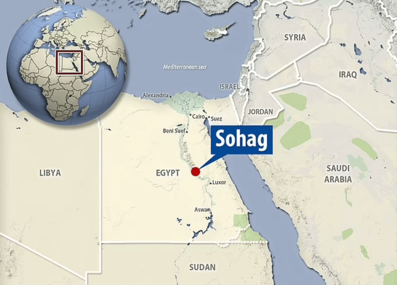 埃及惊现数百岩洞墓葬 最早为40年前 内有骨骸和文字 墓穴