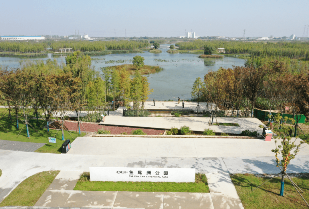 流量预警鱼尾洲公园是如此的这般美丽