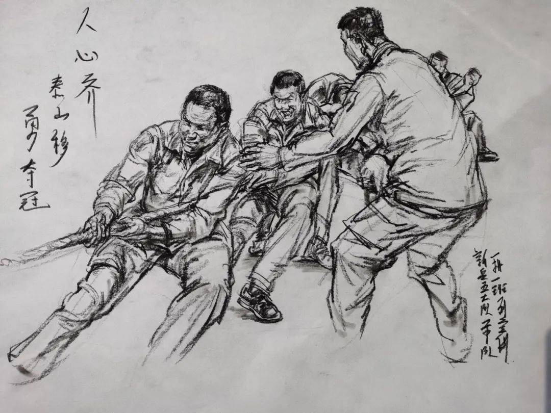 看,画笔下的新兵生活