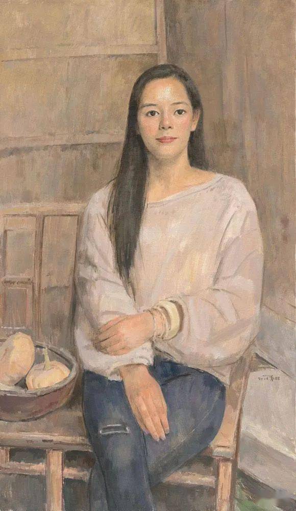 朱春林油画人物写生系列