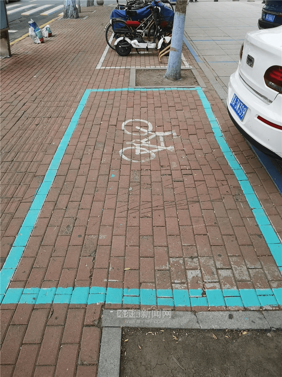 哈啰美团青桔共享单车停车点位画好了