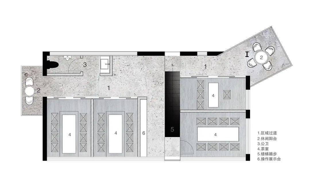 一间粮仓改造的漂浮在河边的茶室