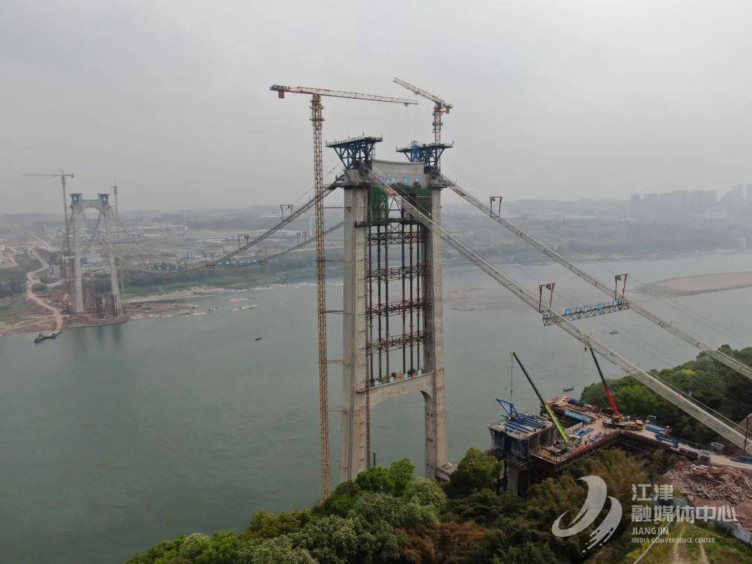 难题解决白沙长江大桥预计年底通车