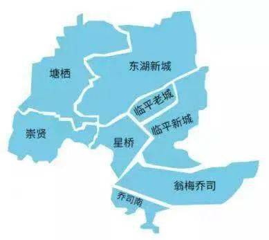 临平新区地图图片