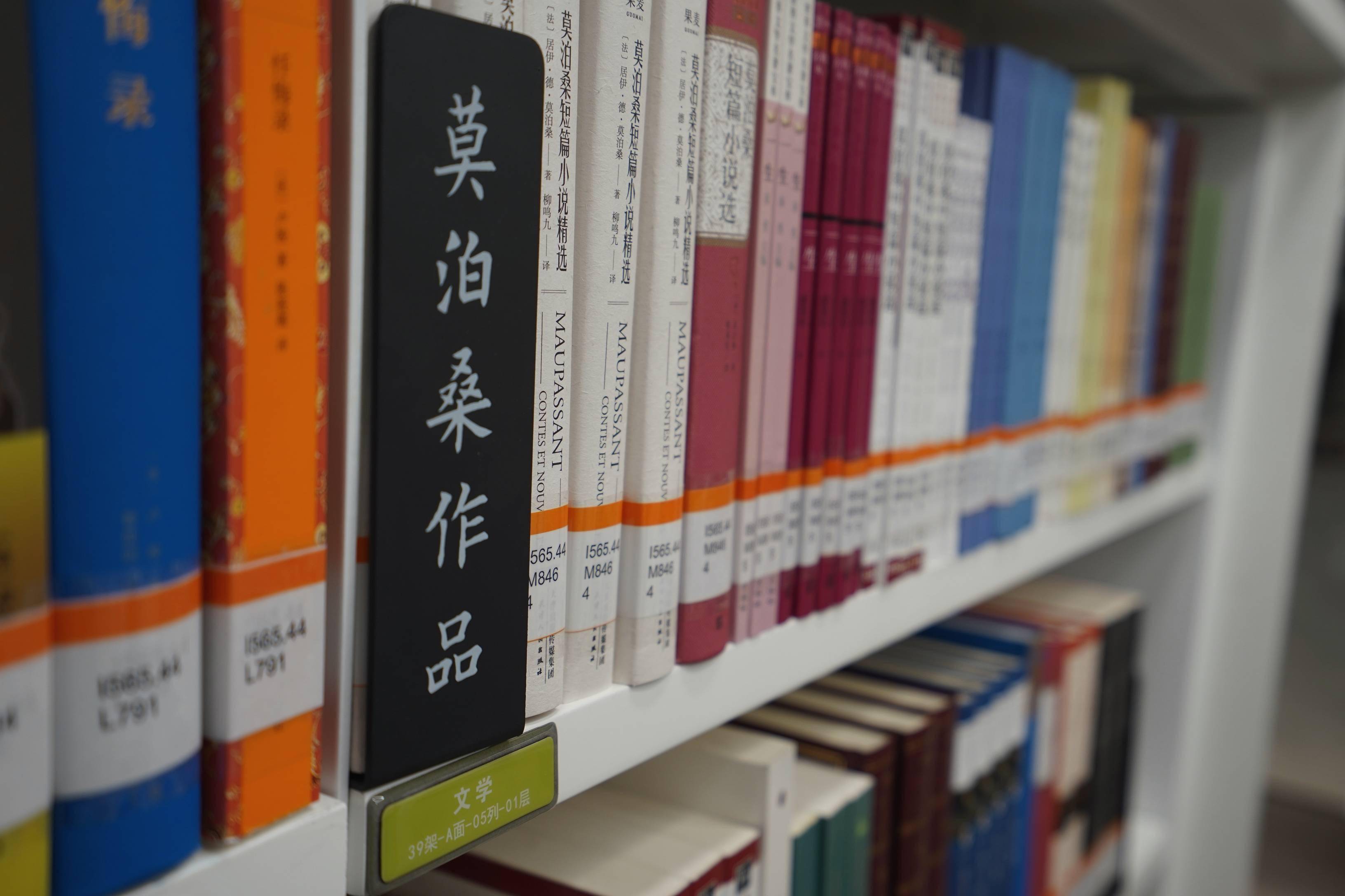 安徽省六安市图书馆内的图书陈列 但图书分类的创新来源于深耕图书