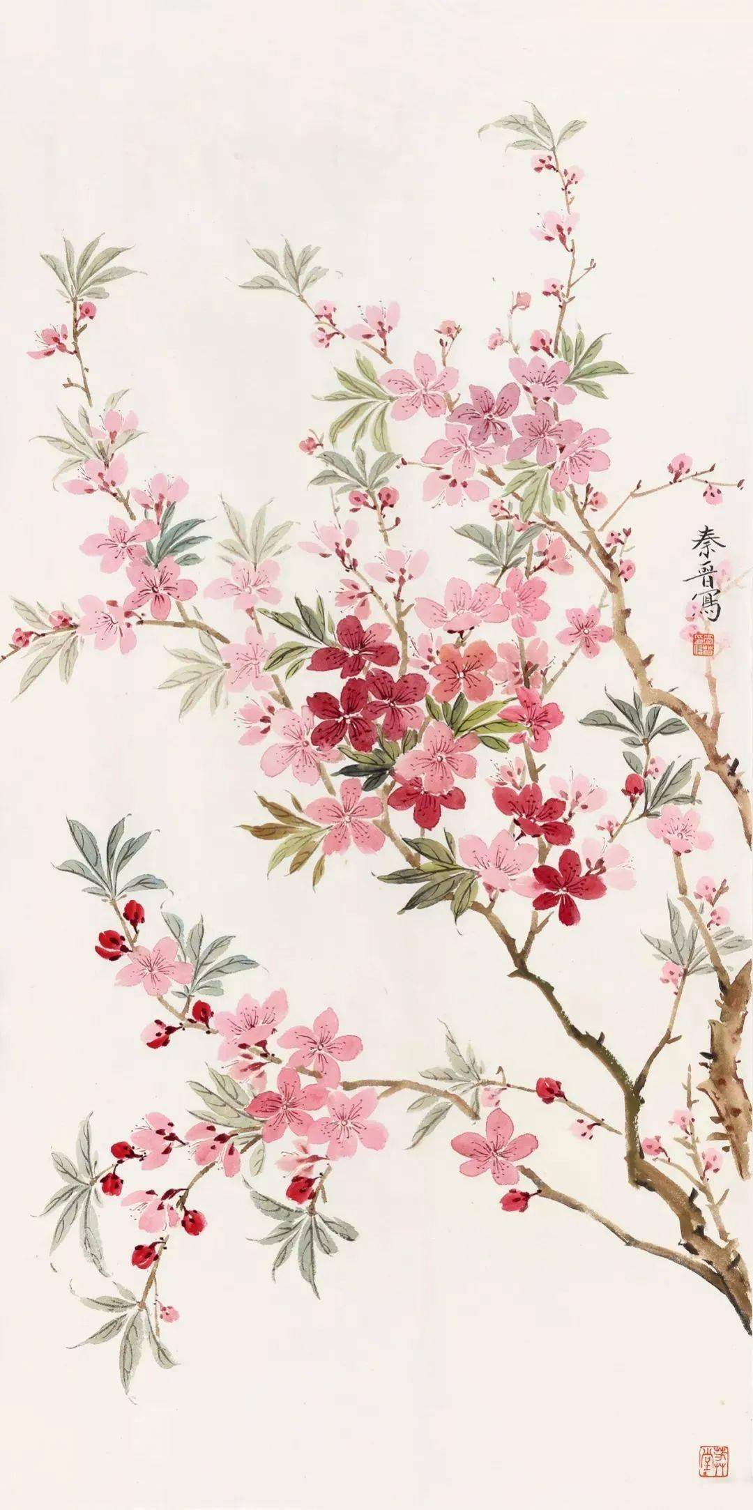 如音乐般舒缓、如梦境般虚幻，新工笔水墨花卉70幅！_搜狐网