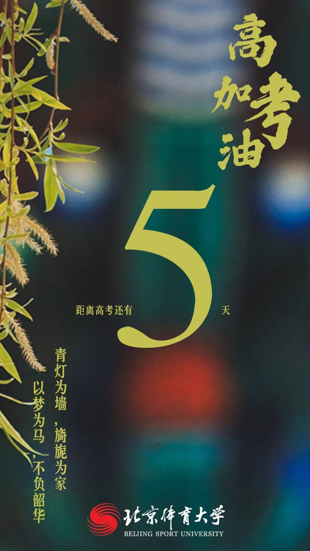 高考倒计时10天我们在北体等你