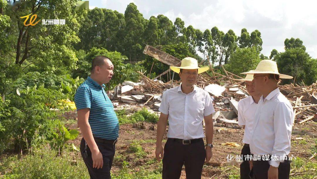 5月27日,副市长何林国到鉴江街道,南盛街道督导检