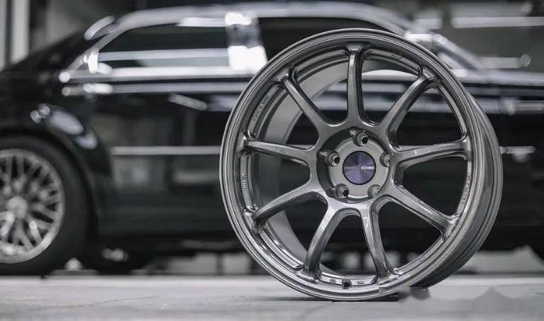 enkei pf09,9幅弯爪枪灰色性能圈,日系德系都百搭 | 酷乐汽车