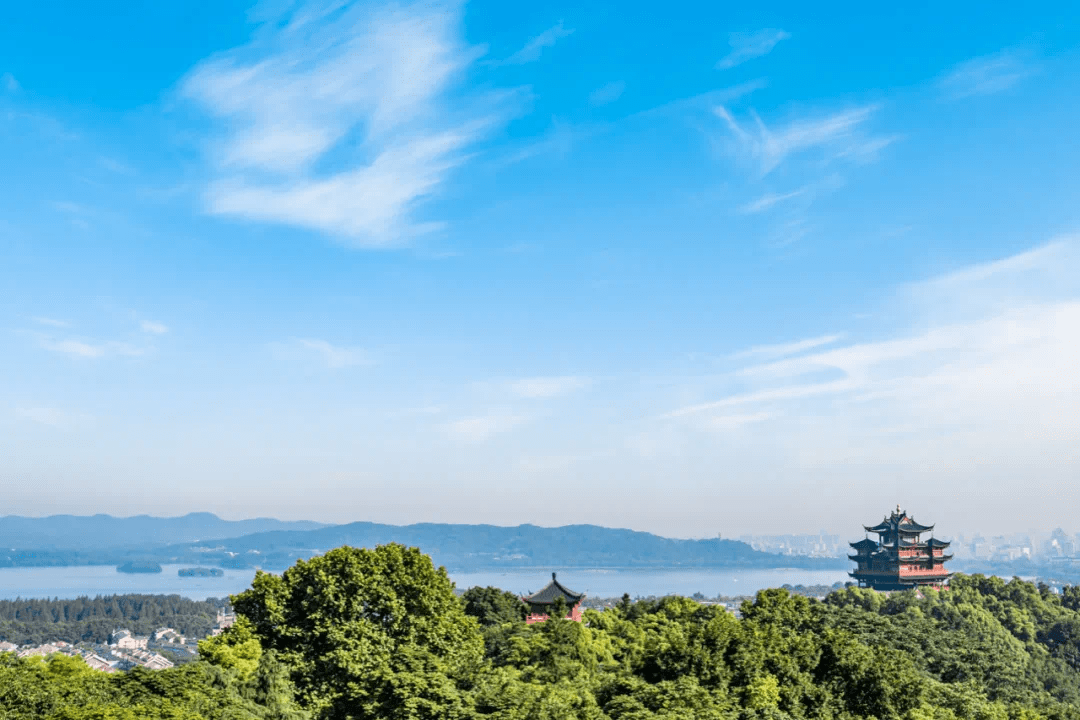 一城风华丨79米梅山,立于镜湖至高处_绍兴