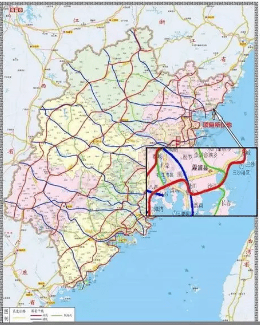 国道新228线详细地图图片